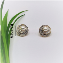 Perl Stud Earring Clip On