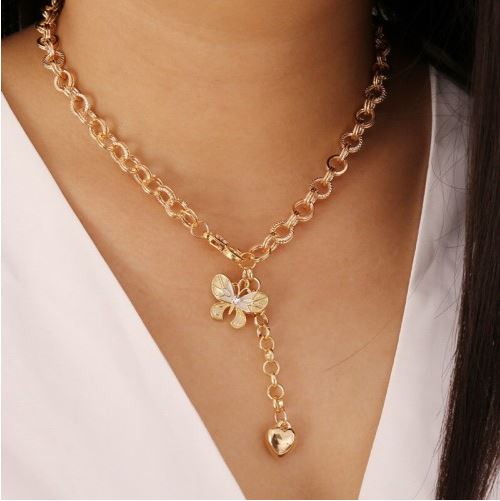 Stunning Butterfly Heart necklace