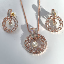 Pearl Pendulum ZIRCONIA Pendent Set - koohoo.us