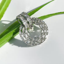 Pearl Pendulum ZIRCONIA Pendent Set - koohoo.us