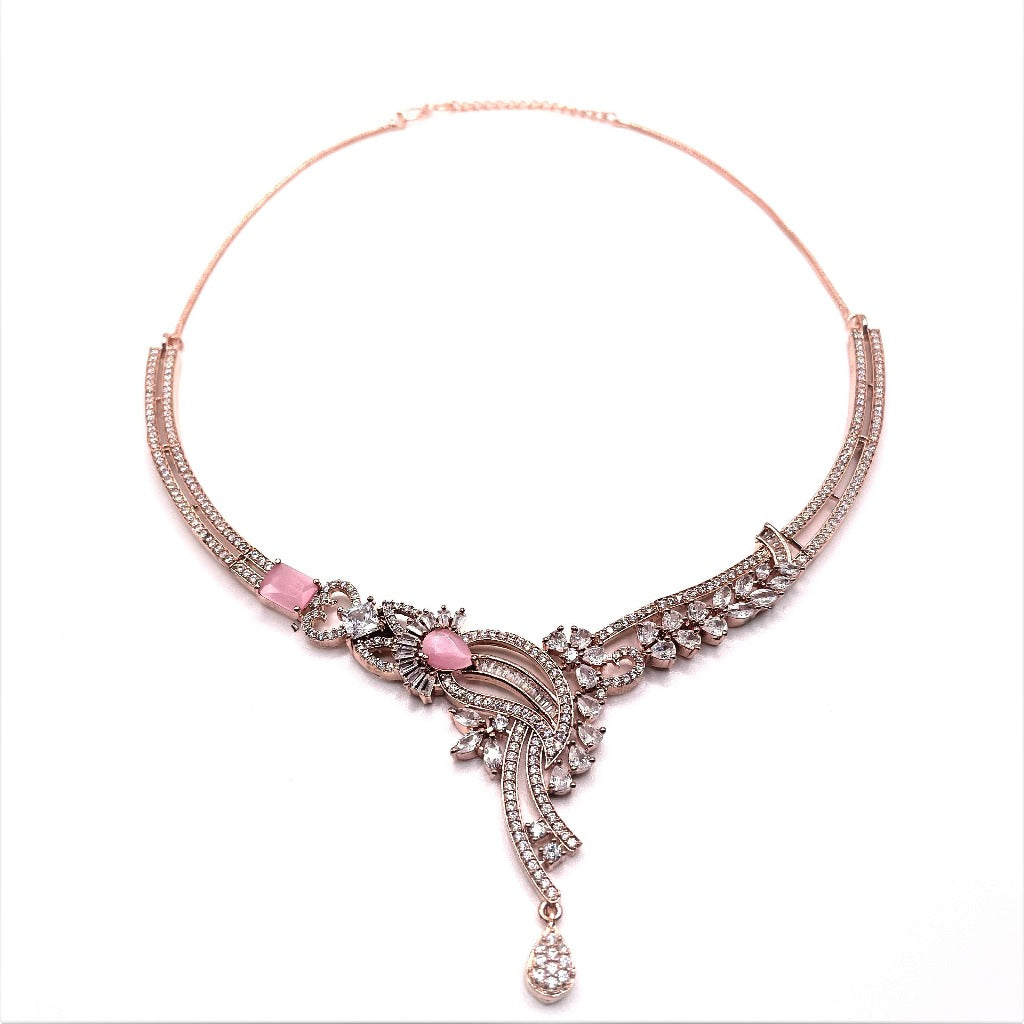 Hydrangea necklace set - koohoo.us