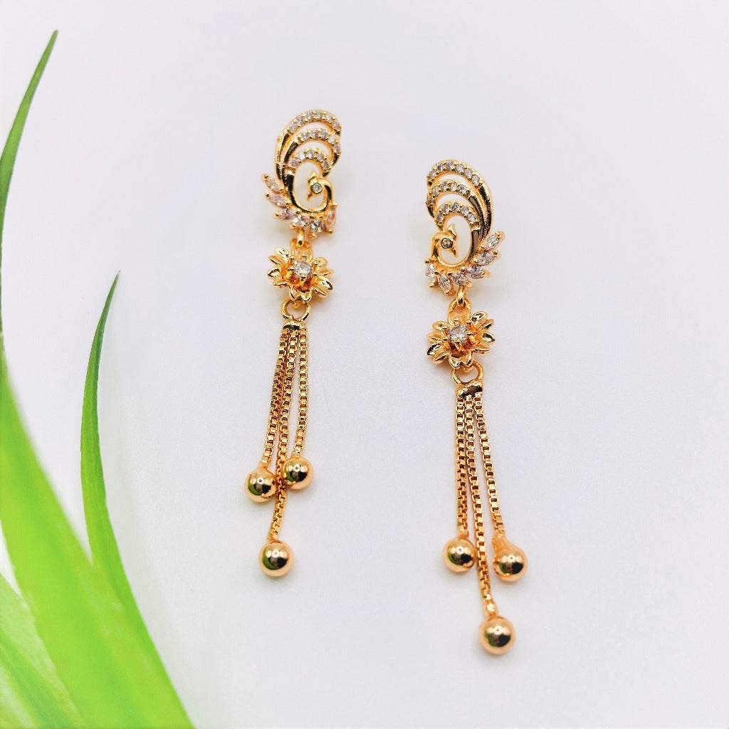 Peacock Earring - koohoo.us