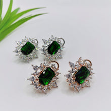 Stone Zirconia Stud Earring - koohoo.us