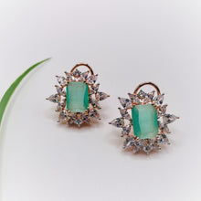 Stone Zirconia Stud Earring - koohoo.us