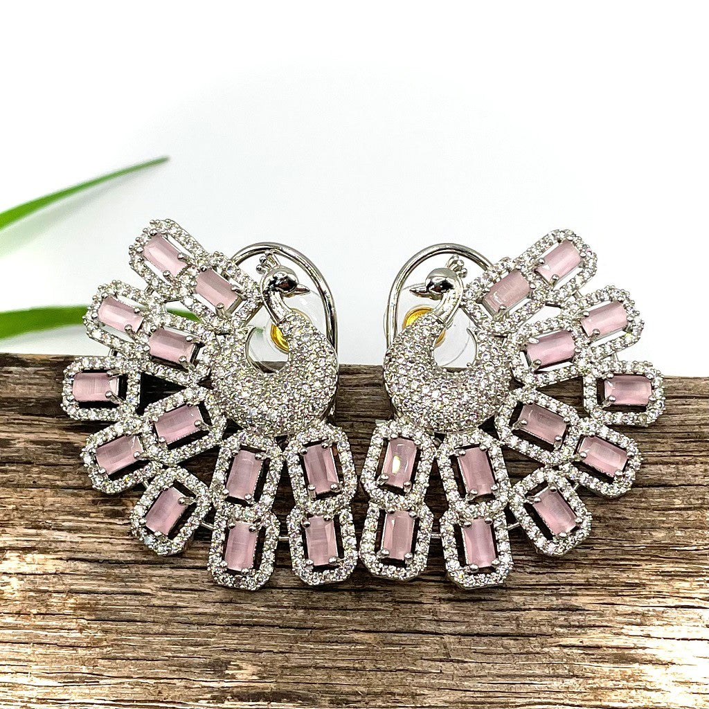 Swan Stud Earrings