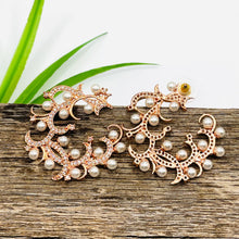 Cloud Perl Stud Earrings