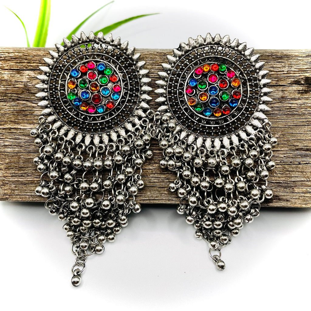 Multi Drop Stud Earrings