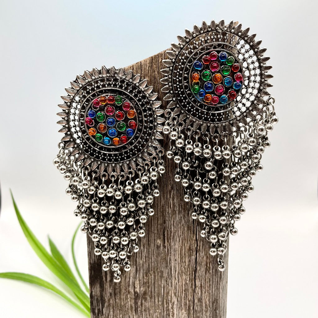 Multi Drop Stud Earrings