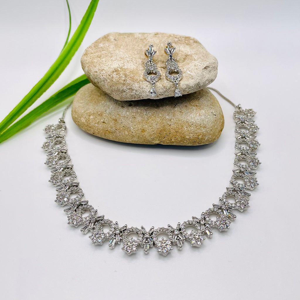 Dahlia necklace set