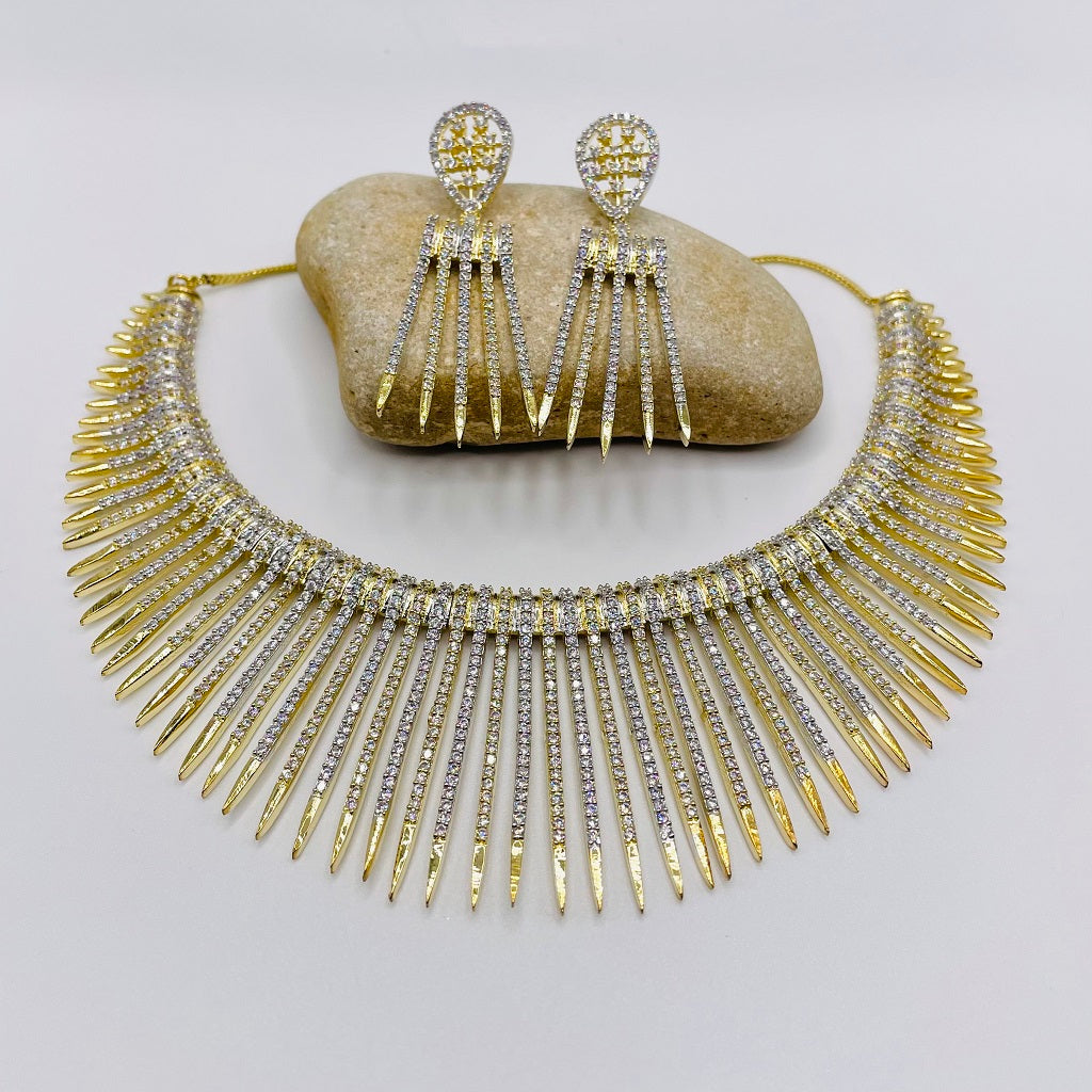 Statement Allium necklace set