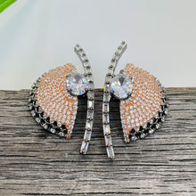 Victorian Half Moon Stud Earrings