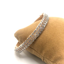 Gold Zane zirconia bracelet - koohoo.us