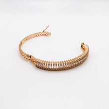 Gold Amoura zirconia bracelet - koohoo.us