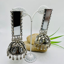 Oxidized Mirror Earring