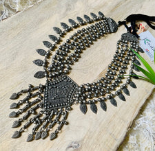 6 Layer Oxidized Necklace