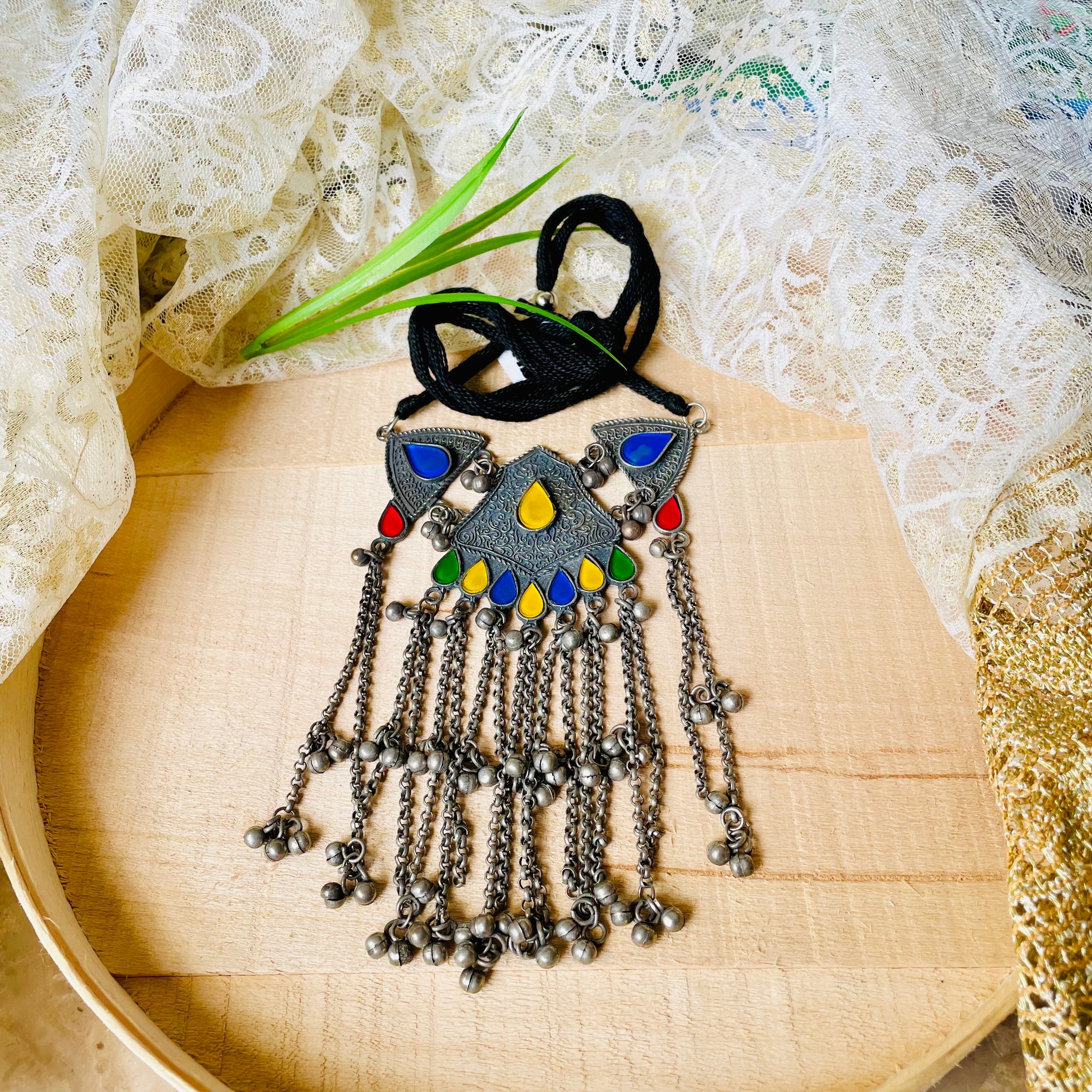 Afghani Drop Necklace Set