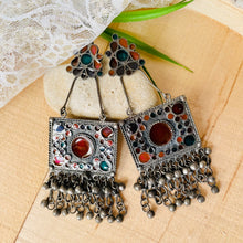 Oxidized Afghani Ghongroo Earrings