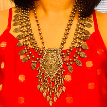 6 Layer Oxidized Necklace