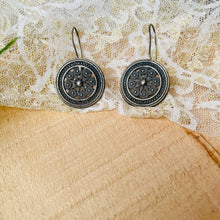 Oxidized Coin Necklace Set