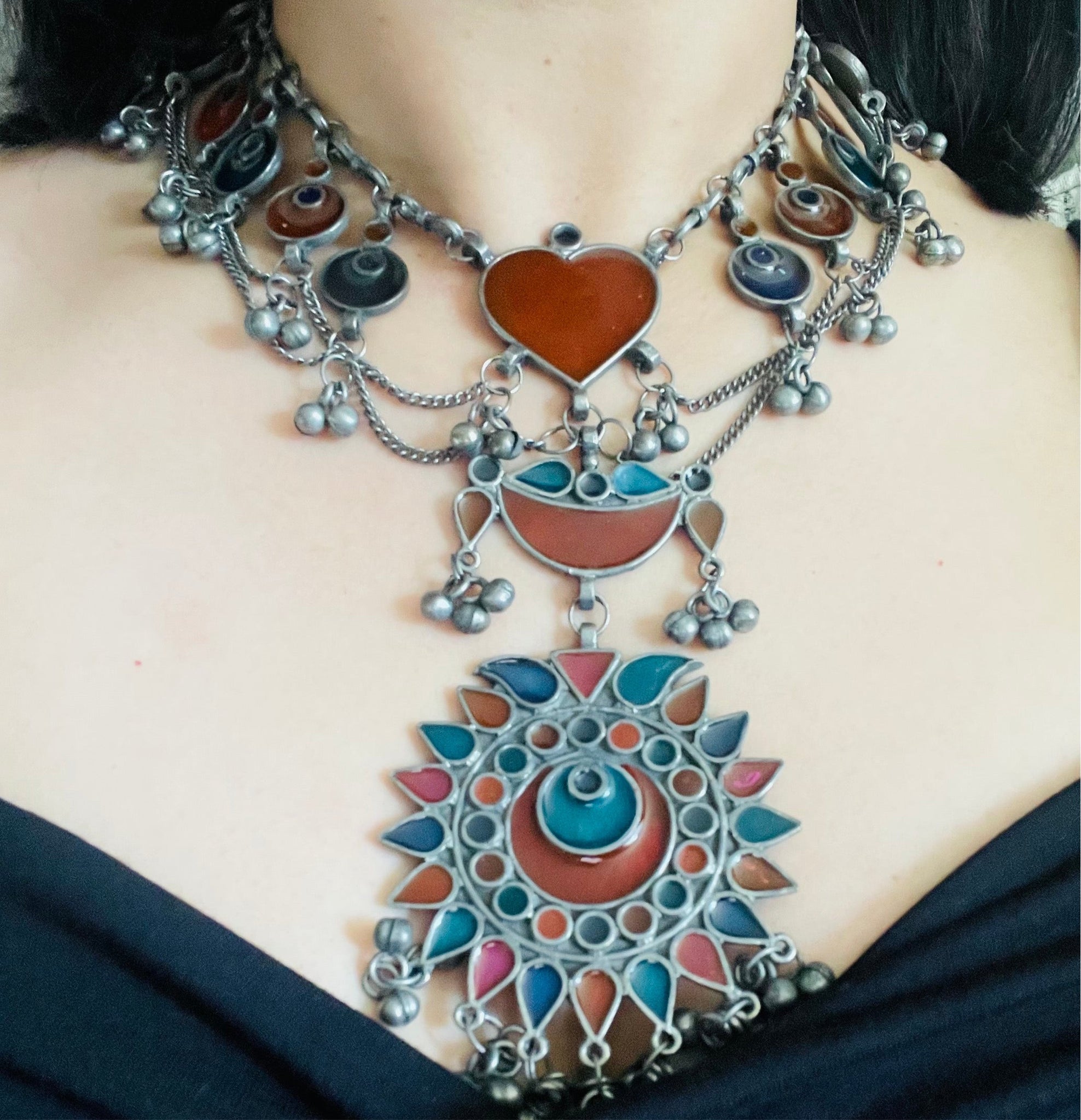 Long Afghani Necklace