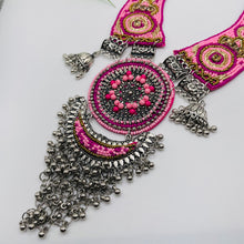 Afghani Pink Beaded Necklace