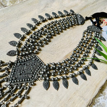 6 Layer Oxidized Necklace