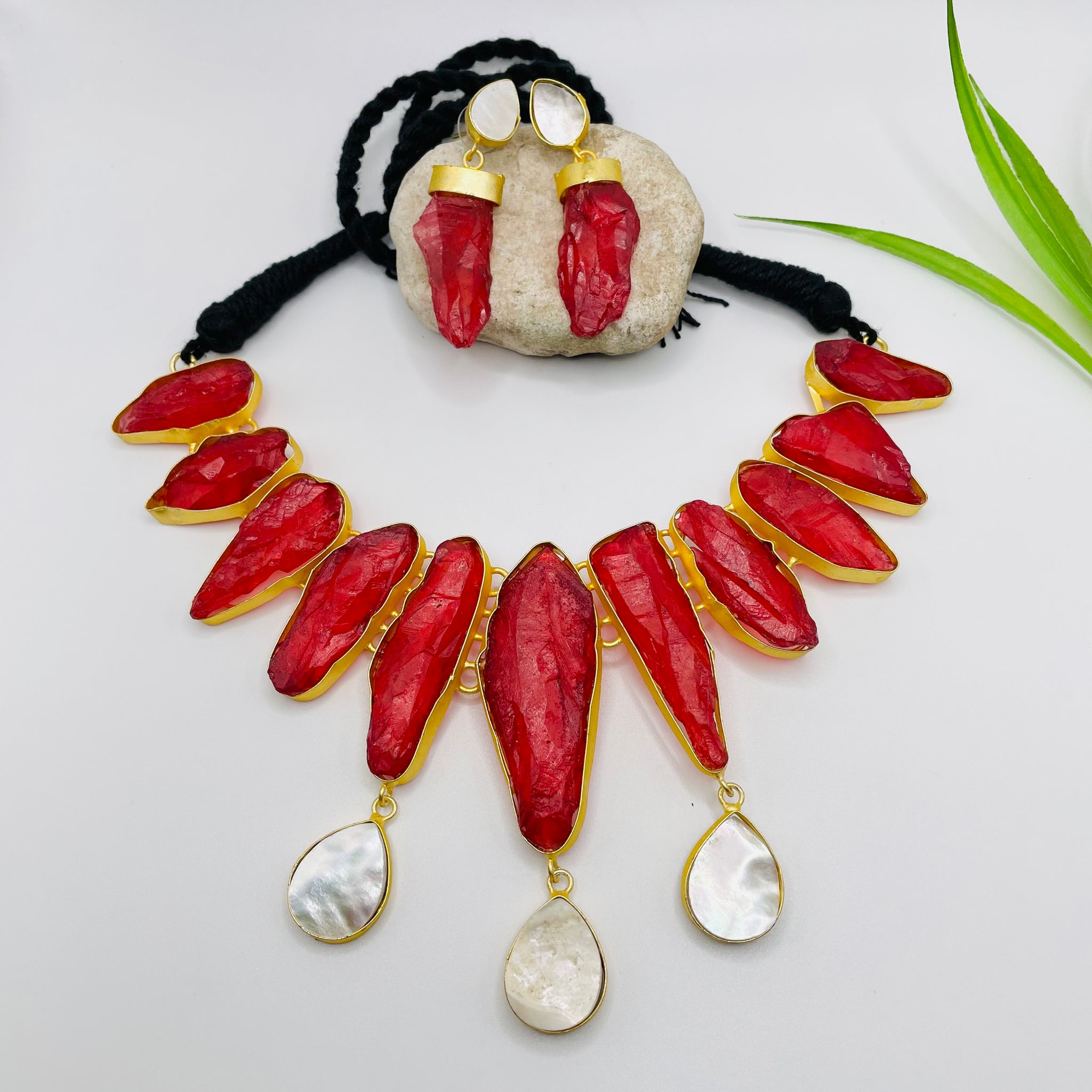 Druzy Chilli Stone Necklace