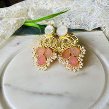 Druzy Stone MOP Earrings