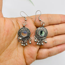 Oxidized Long Mirror Necklace