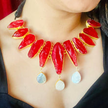 Druzy Chilli Stone Necklace