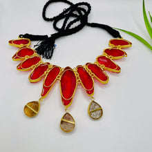 Druzy Chilli Stone Necklace