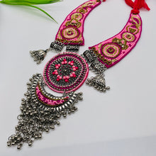 Afghani Pink Beaded Necklace
